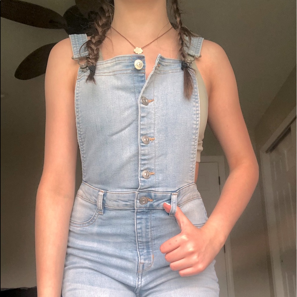 Girls size 10 Overalls